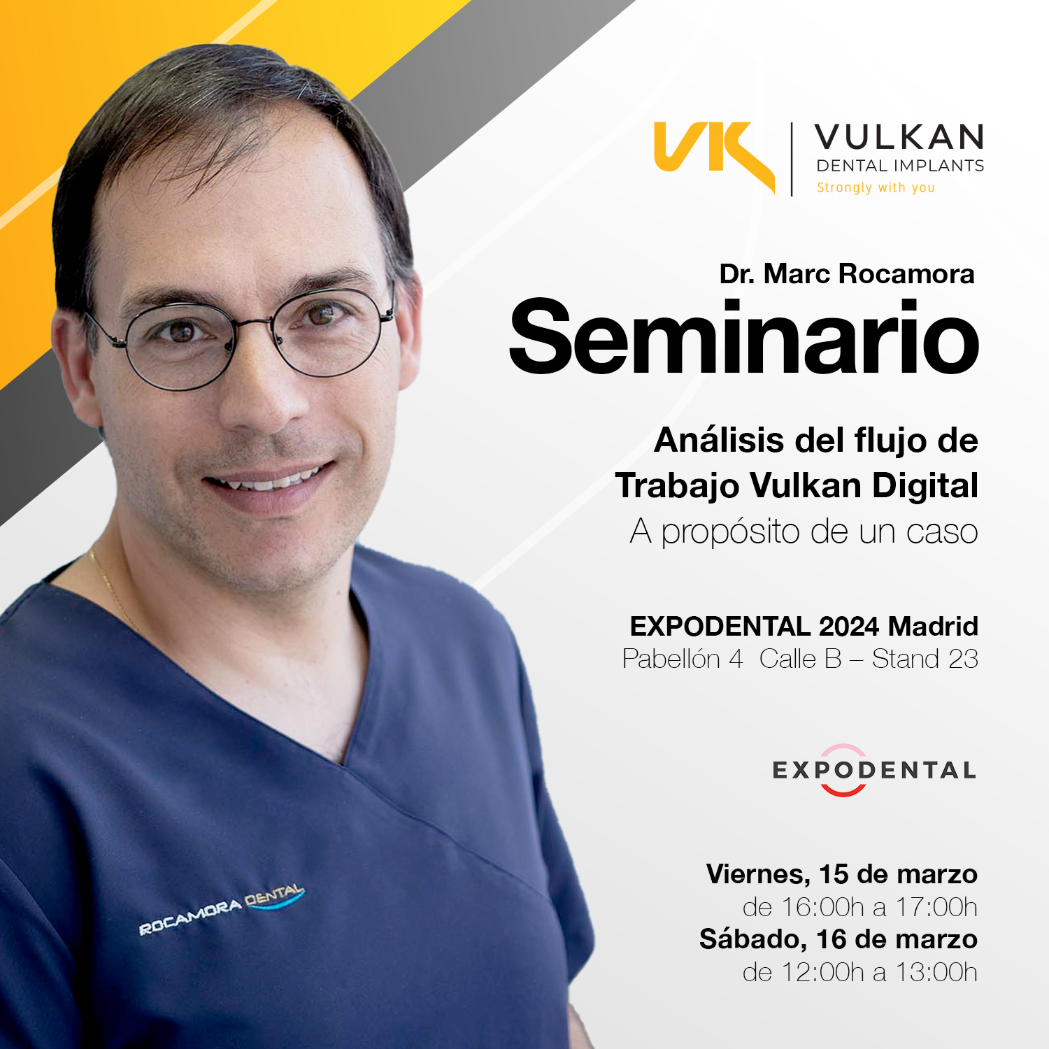Seminario Vulkan Implants con el Dr. Marc Rocamora