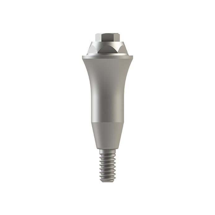 Straight Abutment ti-Base Multi-Use Conical Connection 6.5mm Conical connection