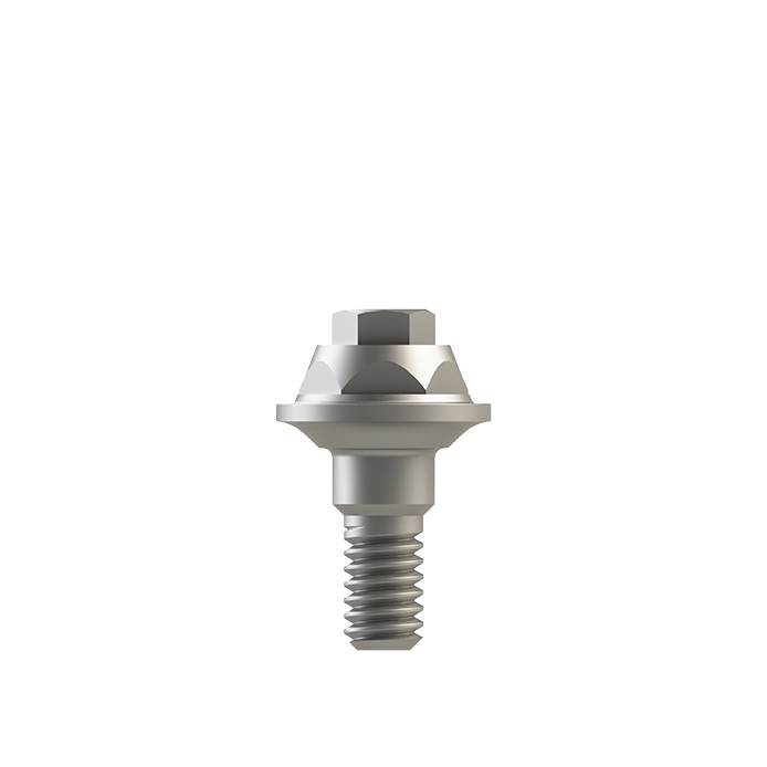 Straight Abutment Ti-Base Multi-Use Internal Hex.